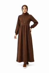 فستان قطن ميلتون برجاندي